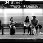 Waiting in 34 Street Station