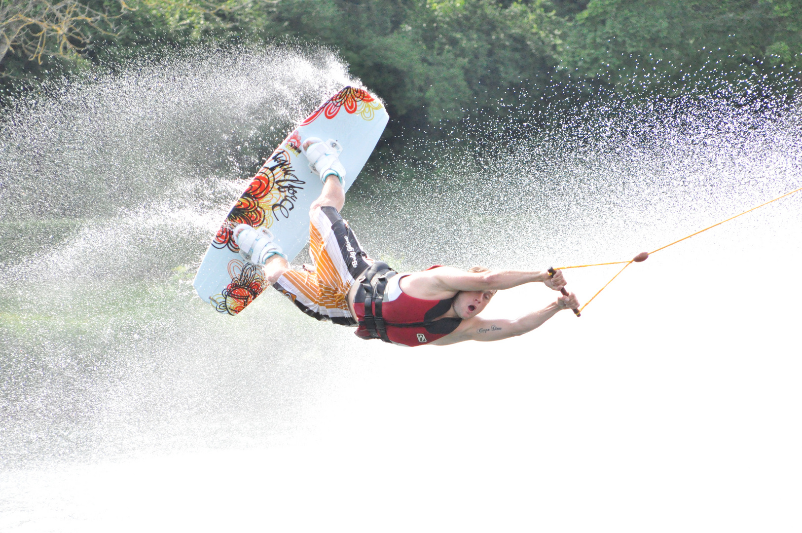 Wakeboard-Artist in Action