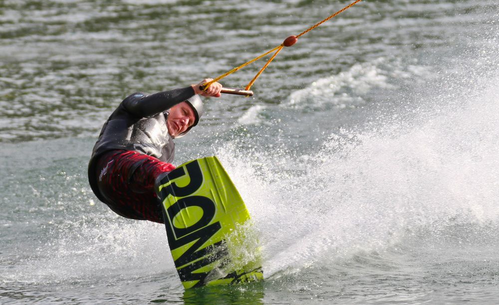 Wakeboard Wasserskianlage Langenfeld/Berghausen Foto & Bild sport