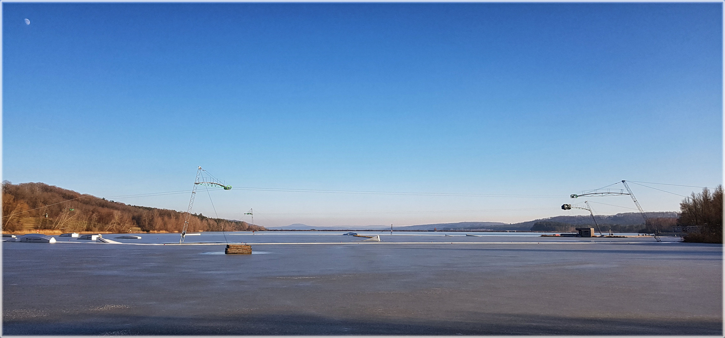 Wakeboard  Winterruhe am Brombachsee