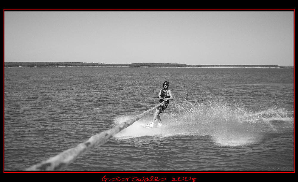 Wakeboarden am Geierswalder See