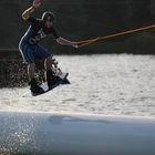 Wakeboarden an der Anlage