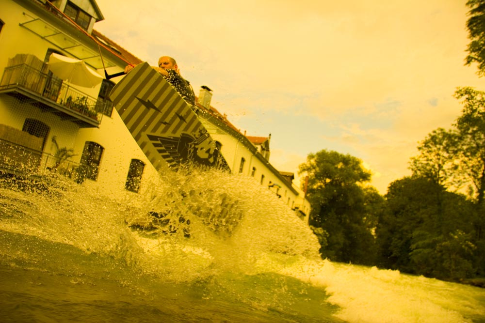 Wakeboarden an der Steyr