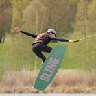 Wakeboarden - im Flug erwischt