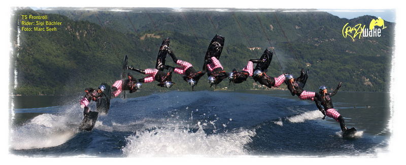 Wakeboarden - Sigi Bächler mit CRAZYWAKE.COM