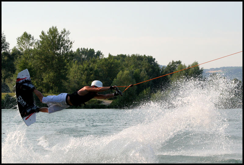 Wakeboarder in Air