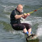 Wakeboarder in Aktion