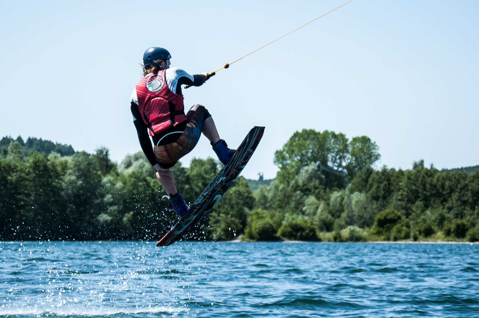 Wakeboarder in Thannhausen