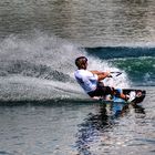 Wakeboardfahrer in Köln