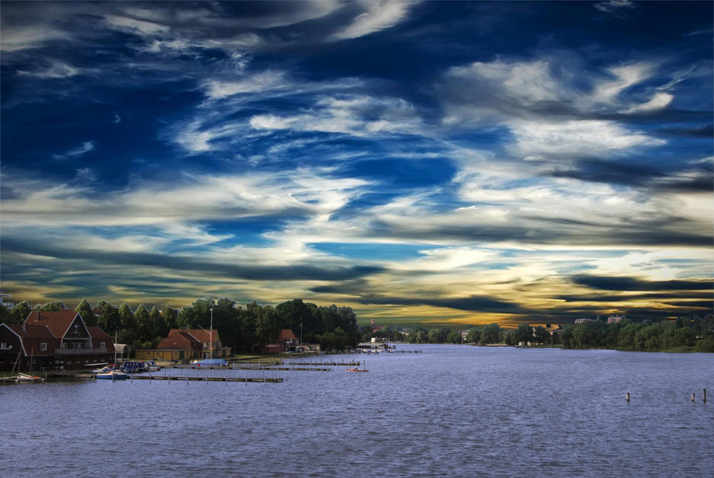 Wakenitz Lübeck Der Himmel zum Träumen