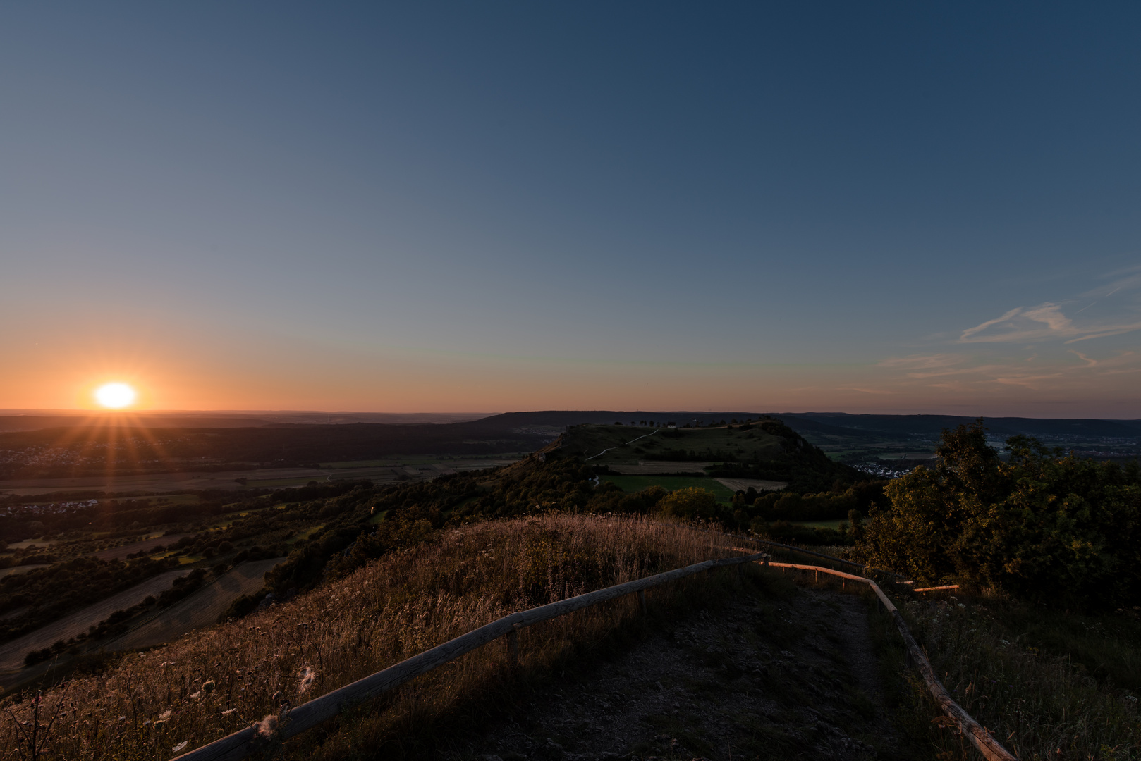 Walberla Sonnenuntergang