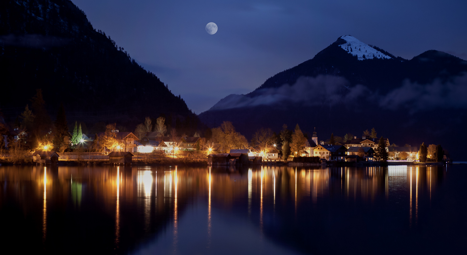 Walchensee bei Nacht