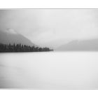 Walchensee bei Regen