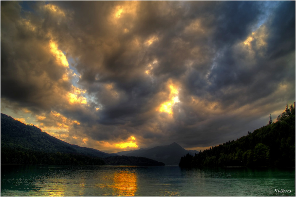 Walchensee Bergpanorama