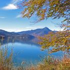 Walchensee, Herbstlaub, Simetsberg ...