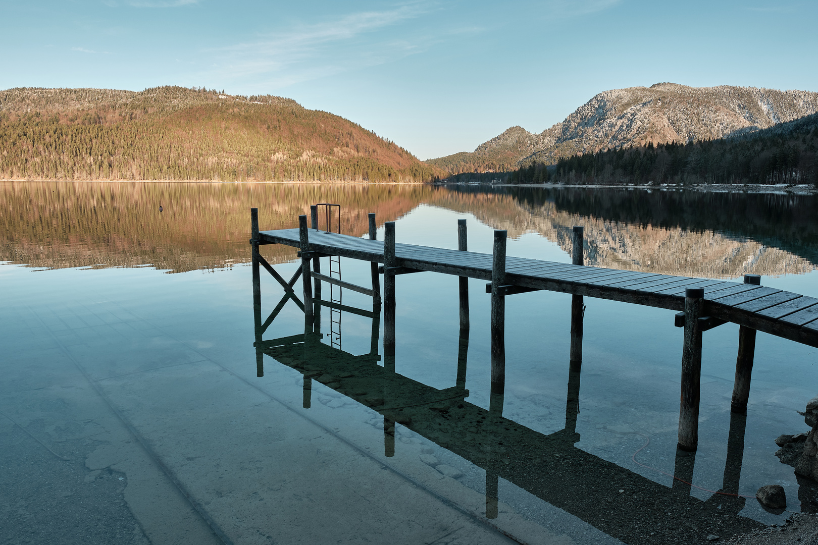 Walchensee im Dezember