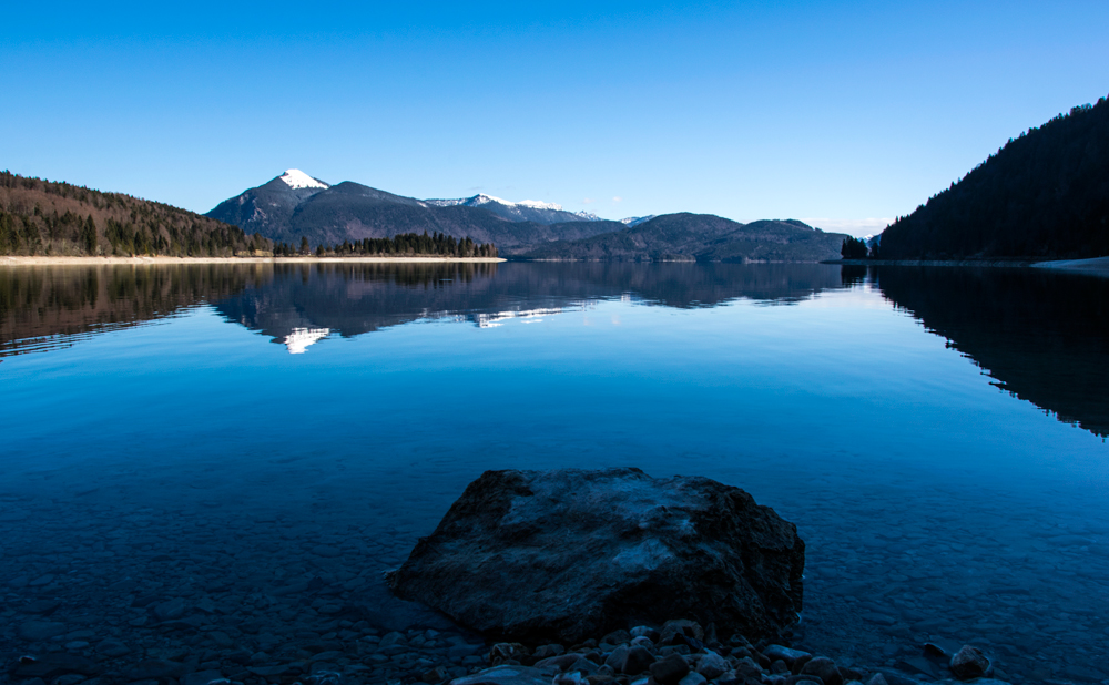 Walchensee im Februar 2014