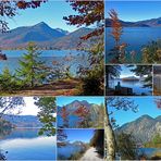 Walchensee im herbstlichen Umfeld