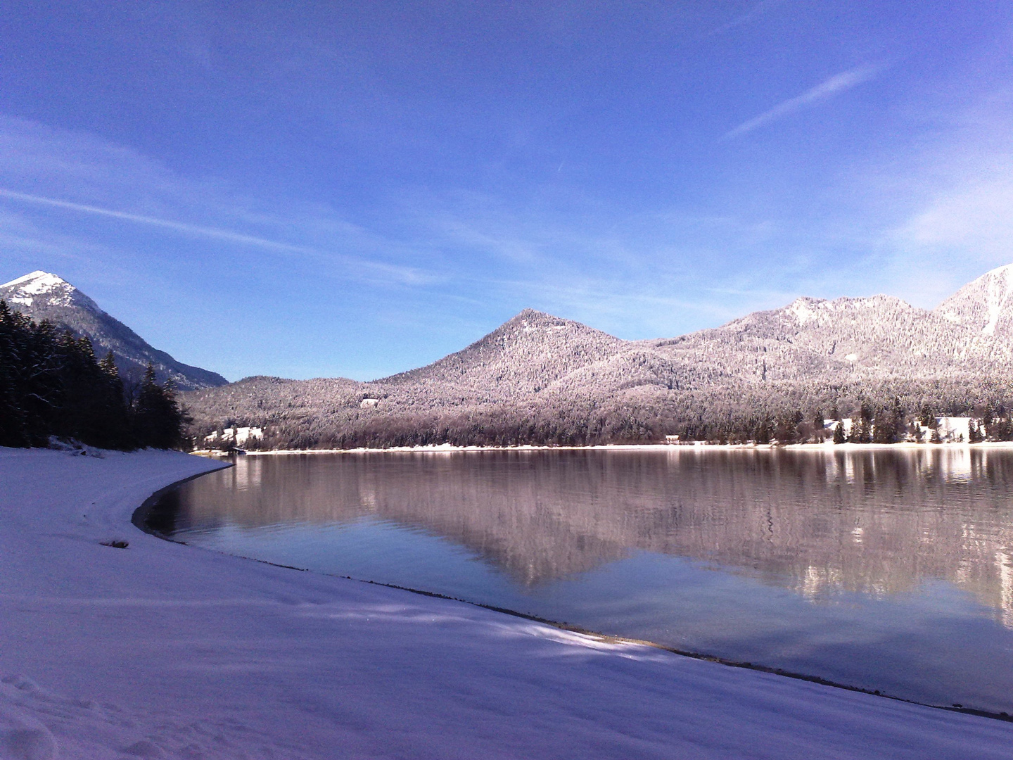 Walchensee im Winter