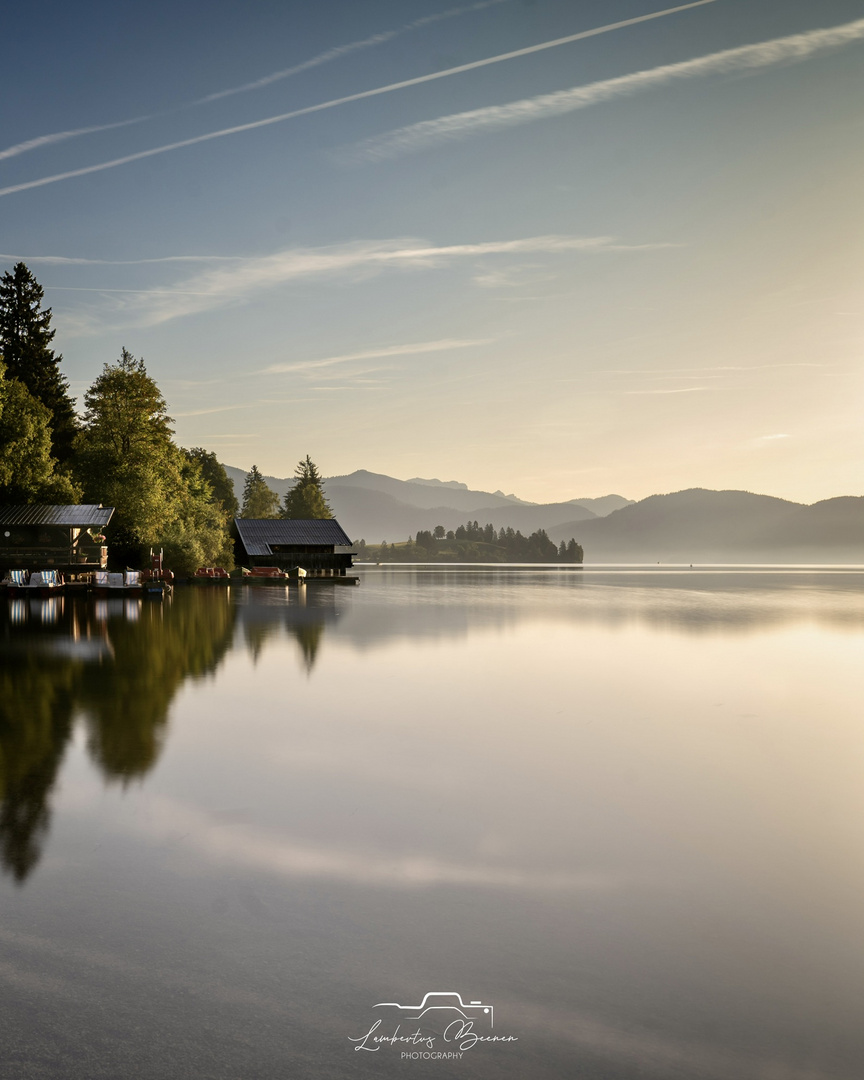 Walchensee in den Morgenstunden 