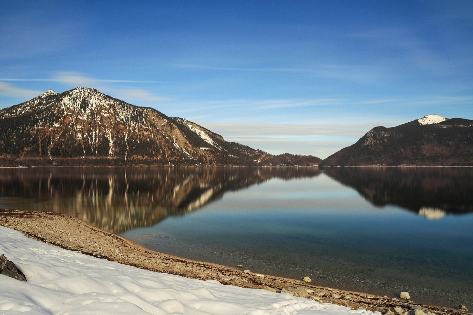 Walchensee in Winter 