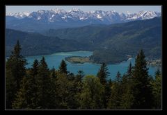 Walchensee mit Wetterstein