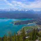 Walchensee und Alpenpanorama