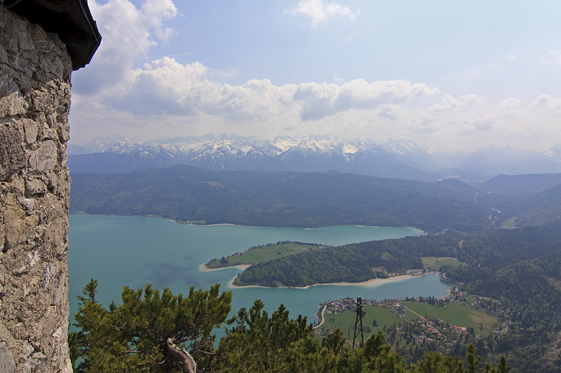 Walchensee und Karwendelgebirge