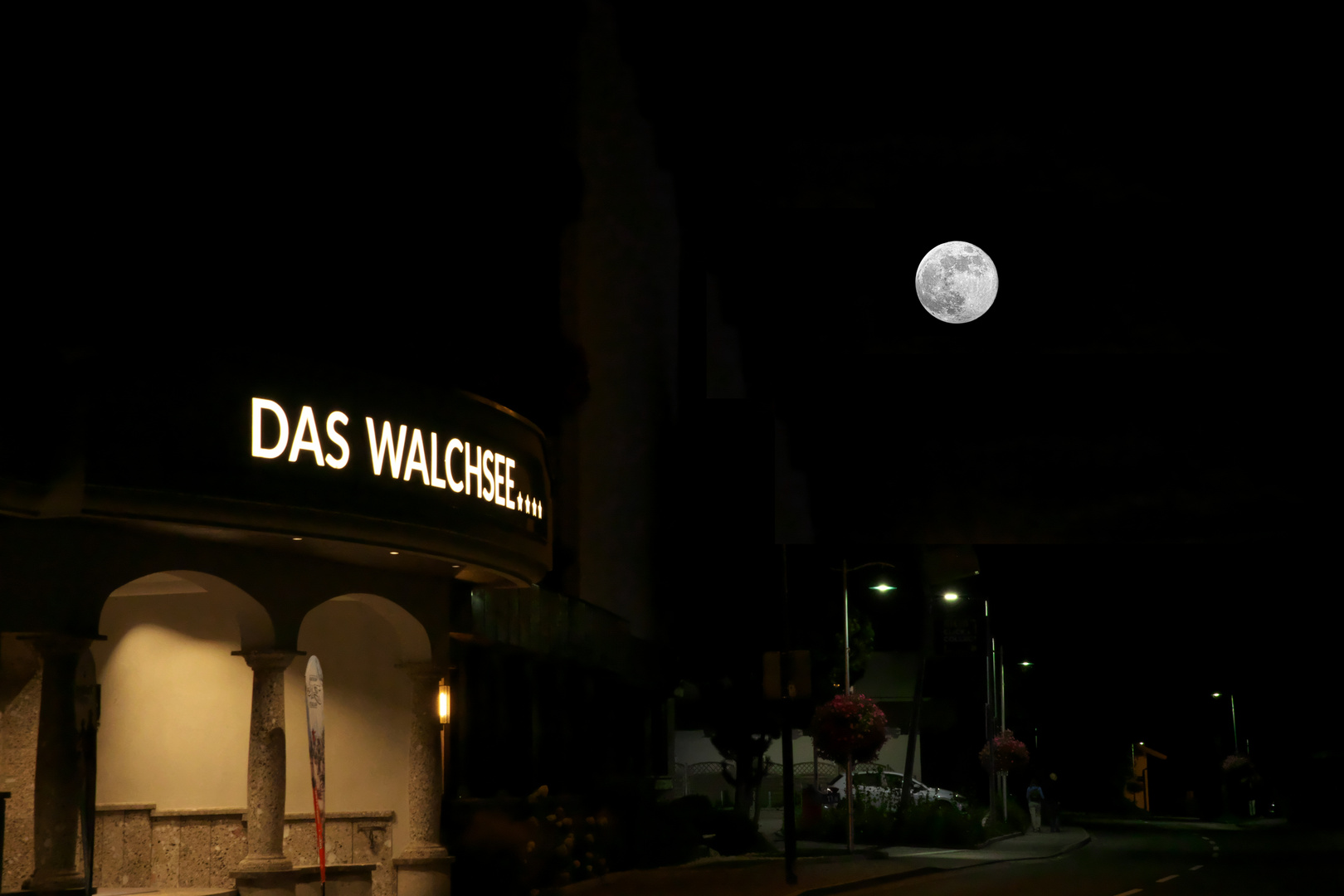 Walchsee bei Vollmond