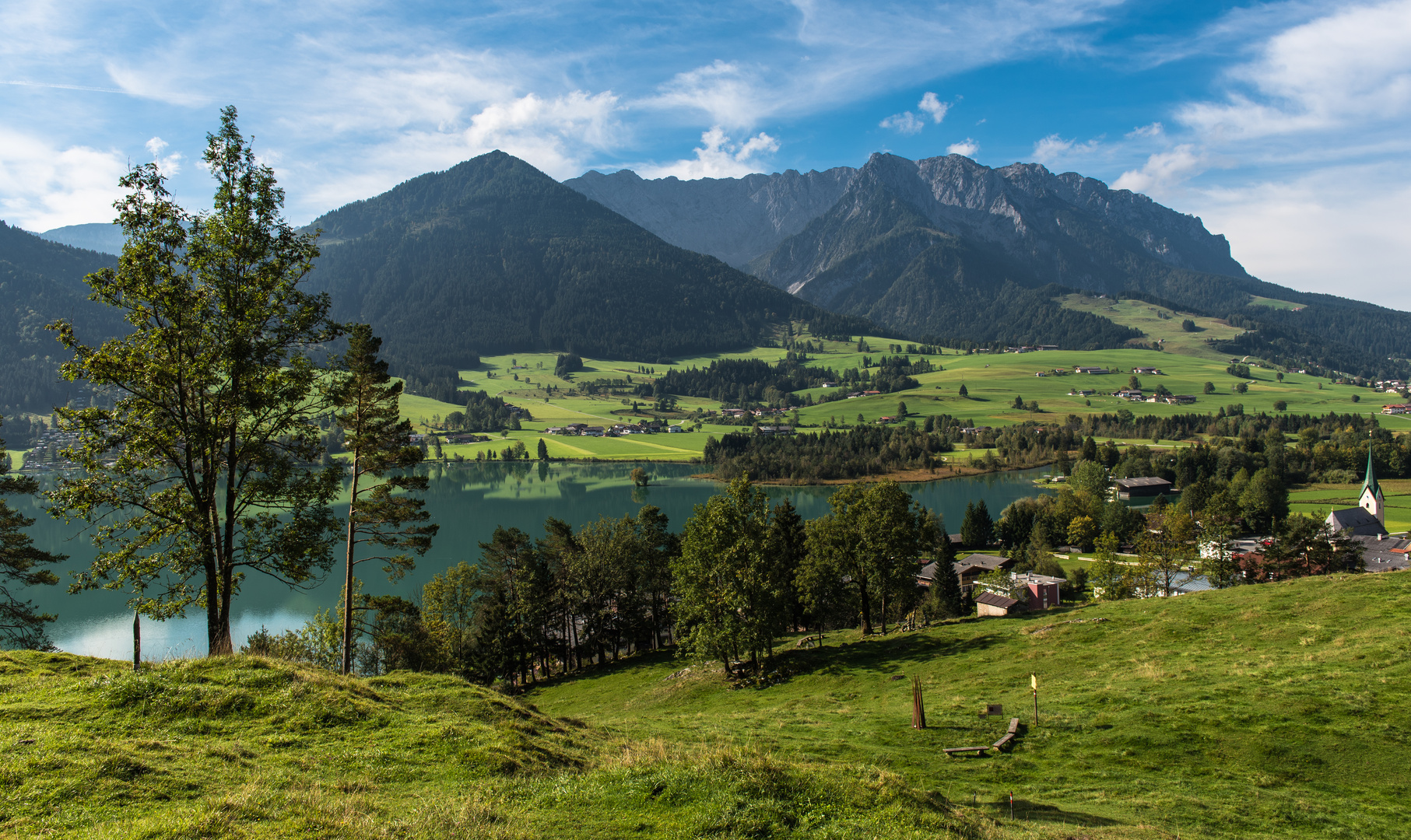 Walchsee in Tirol Foto Bild landschaft berge Walchsee in Tirol Foto Bild landschaft berge