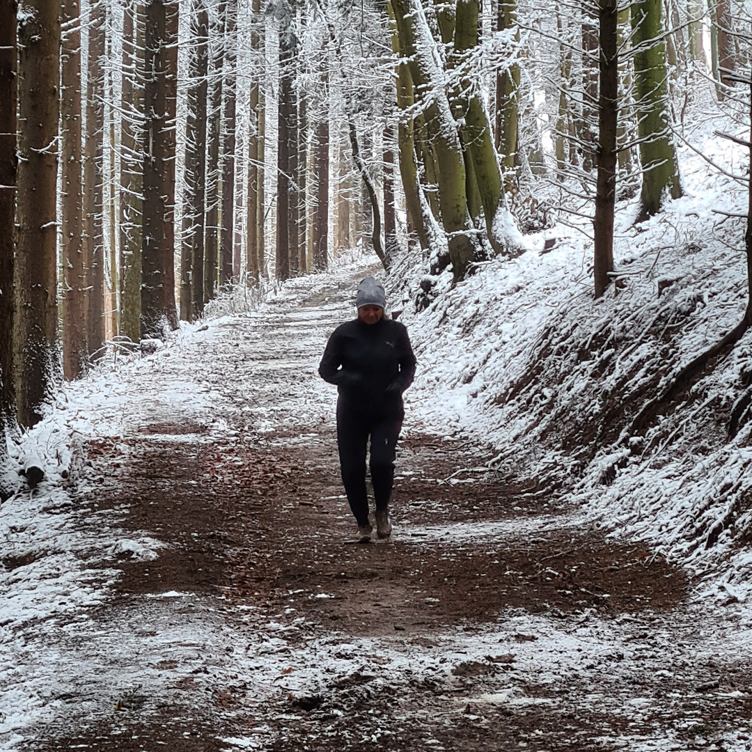 Wald joggen 