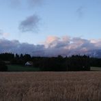 Wald-und Wolkenschatten nach Dauerregen