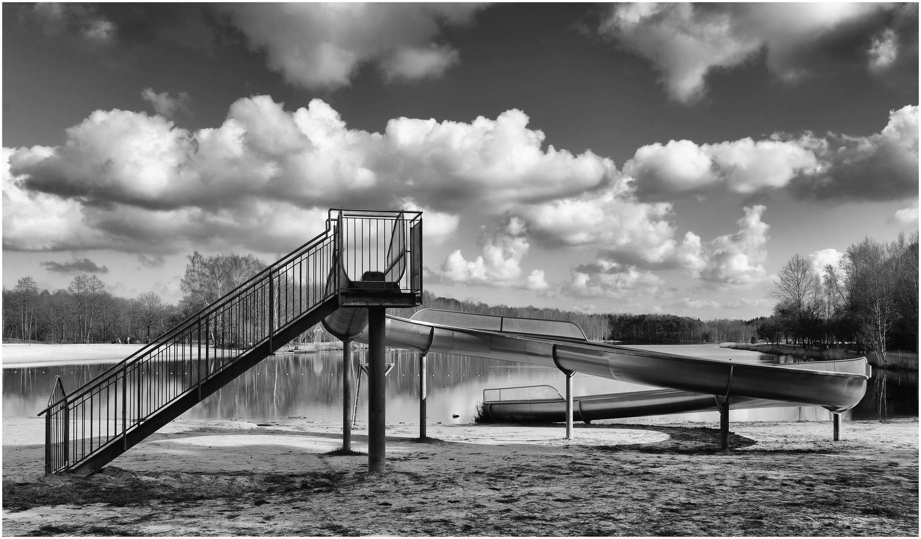 Waldbad Ottermeer in SW