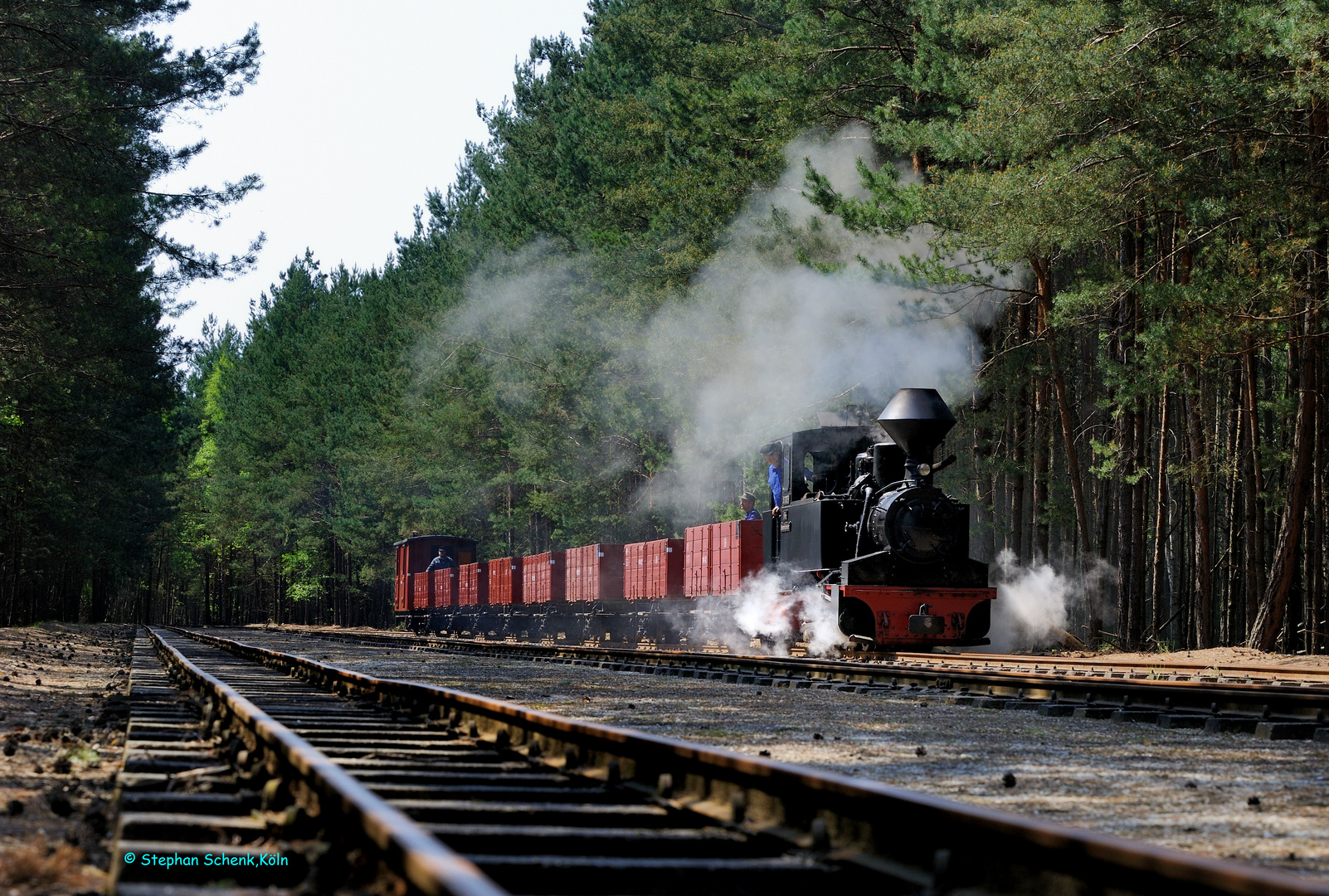 Waldbahn III; Übergabebahnhof Mühlrose