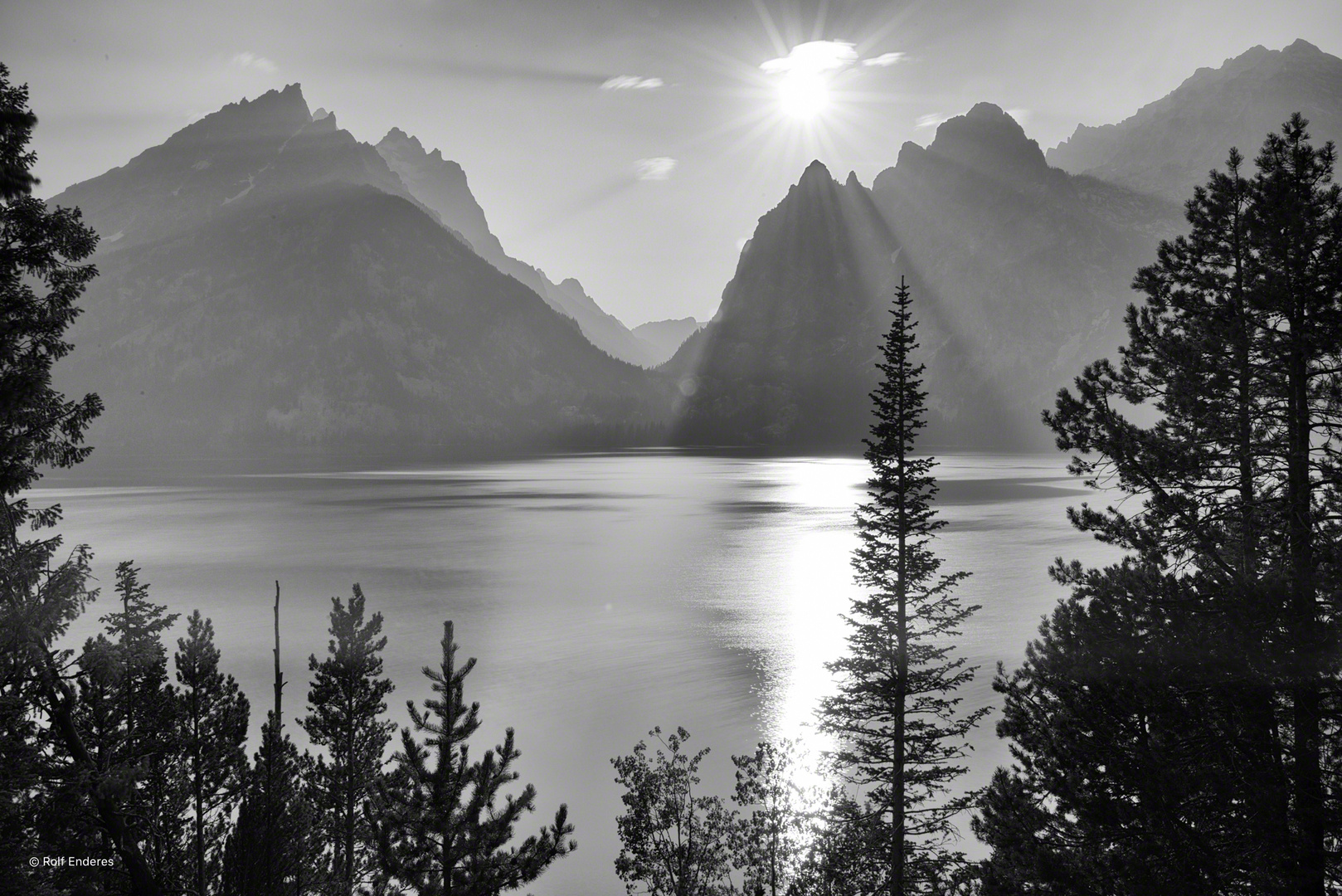 Waldbrände in USA  -  Jenny Lake