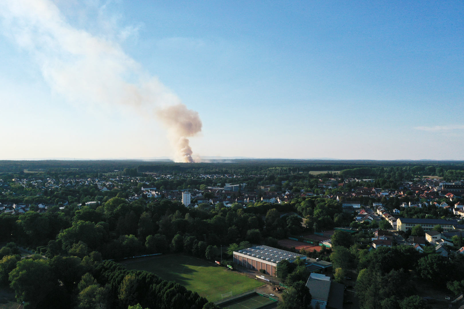 Waldbrand bei Darmstadt-Dieburg / 13.08.2022