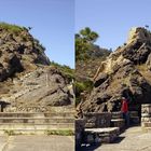 Waldbrand Denkmal am Roque Agando La Gomera - 3D Kreuzblick