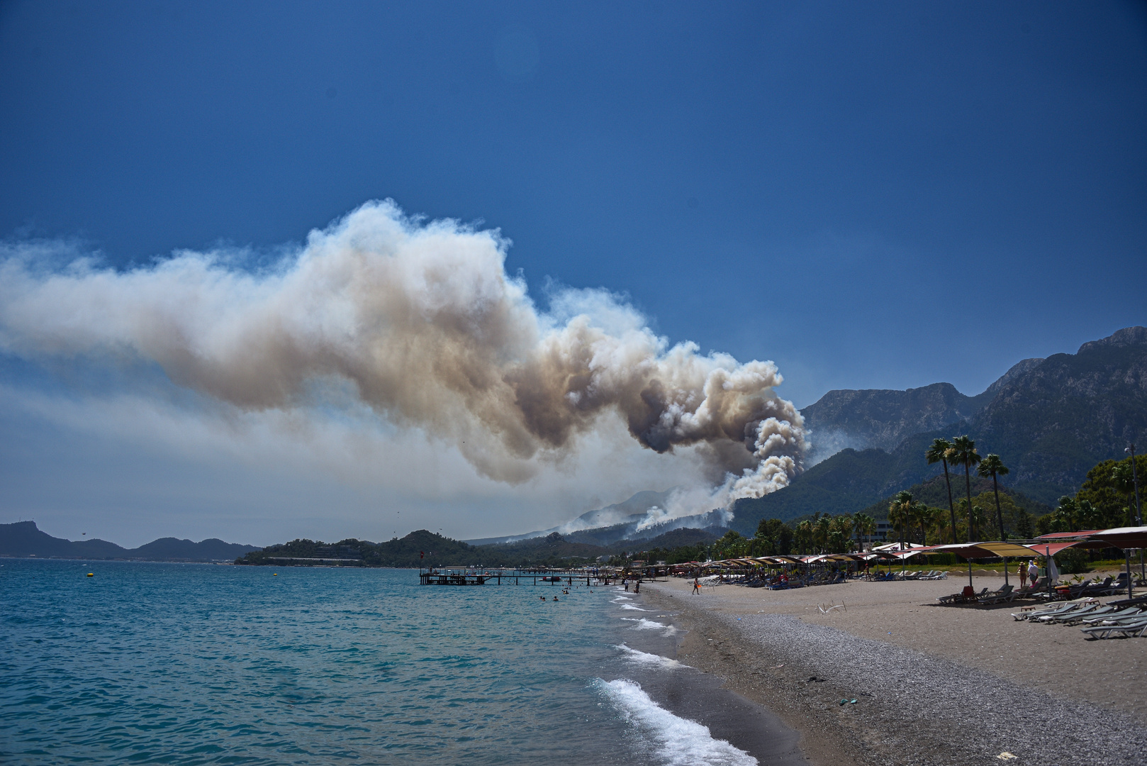 Waldbrand Türkei Kemer 2023