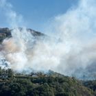 Waldbrand über Bellinzona