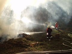 Waldbrandübung der Feuerwerh Leinfelden-Echterdingen am 30. September 06