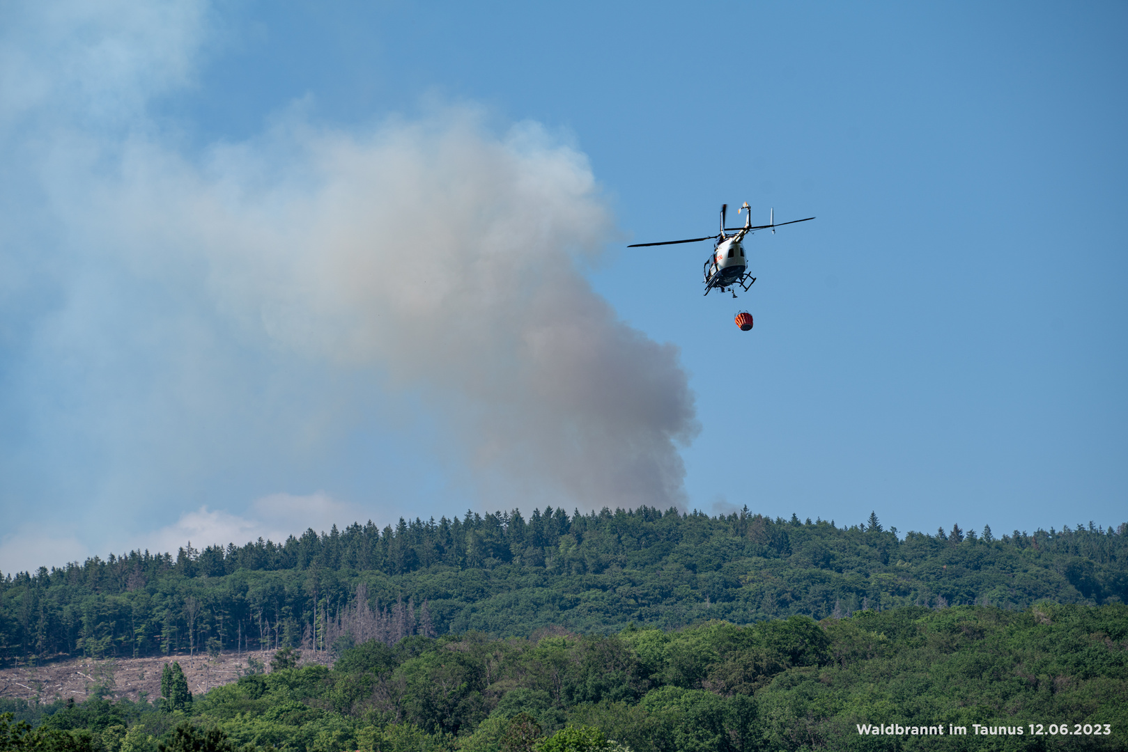 Waldbrannt im Taunus 12.06.2023