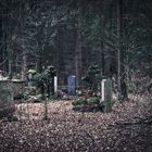 Waldfriedhof im Herbst