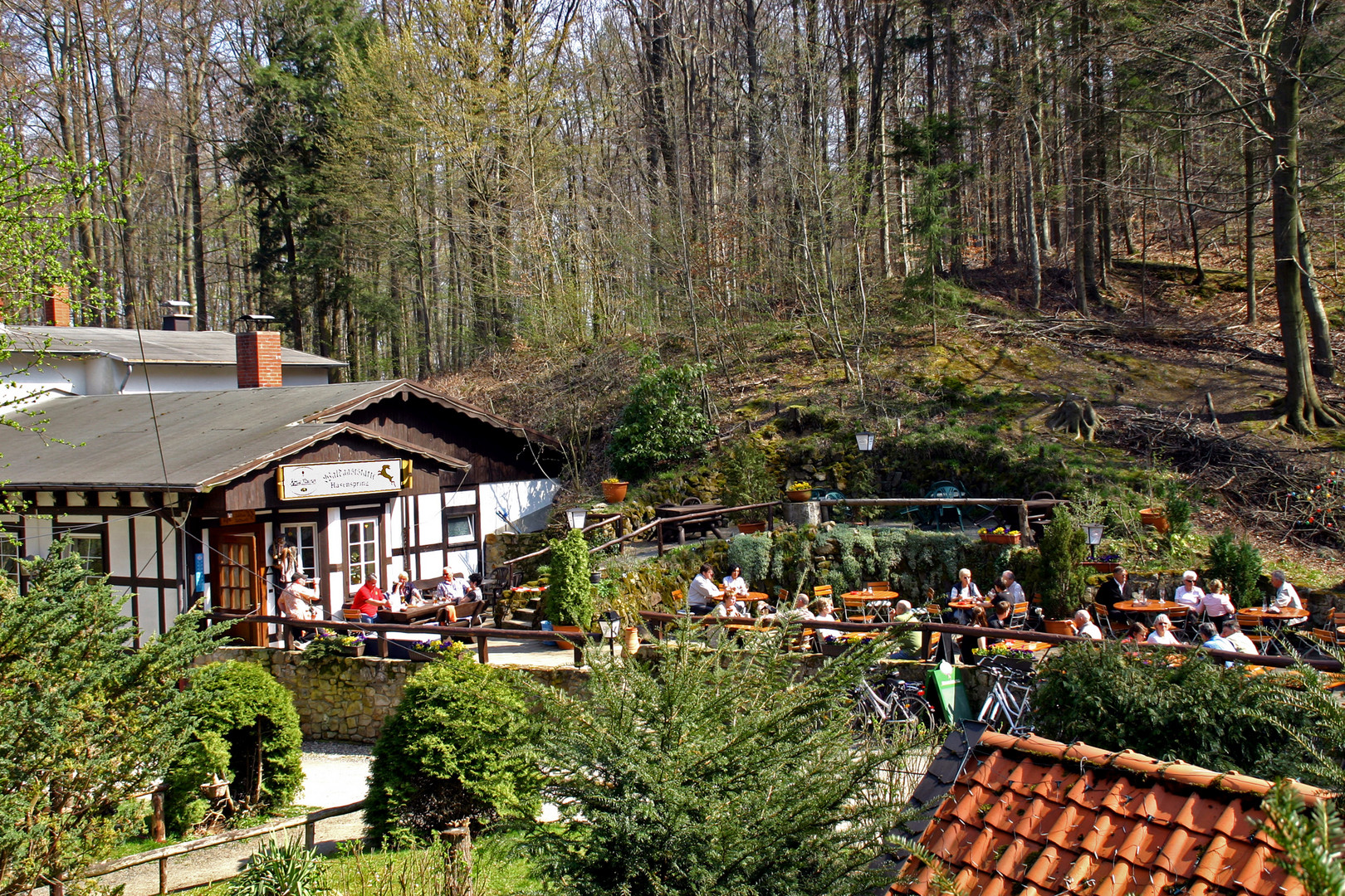 Waldgaststätte Hasenspring in Salzgitter-Bad.