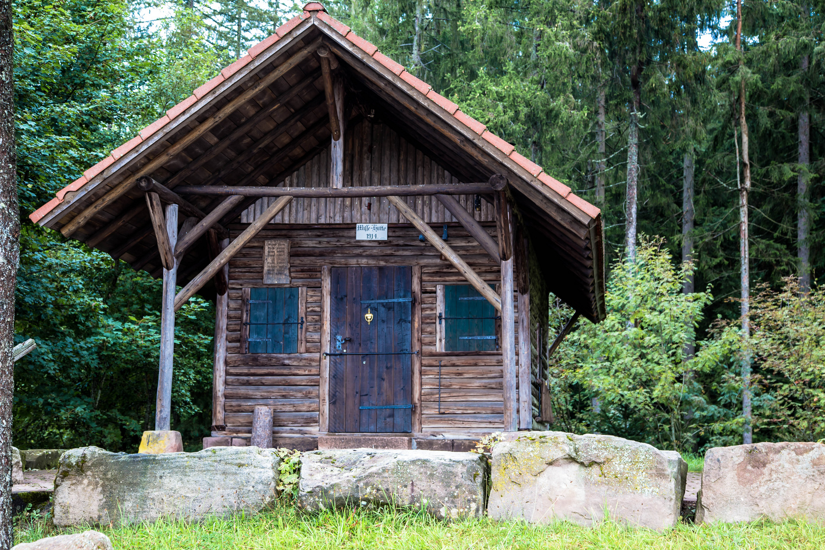 Waldhütte in Seewald-Besenfeld von 1914