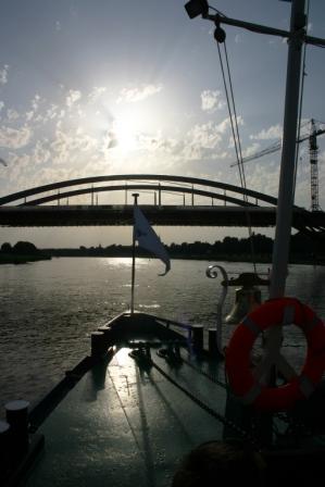 Waldschlösschenbrücke am Abend "23/08/2011"