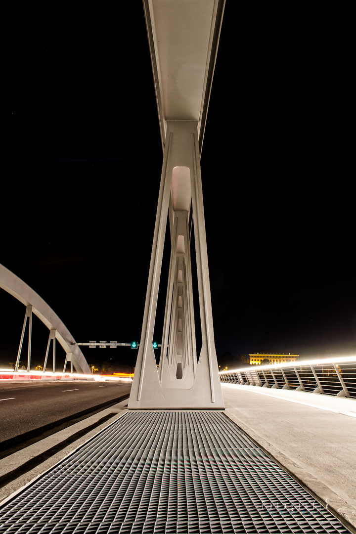 Waldschlösschenbrücke bei Nacht 3