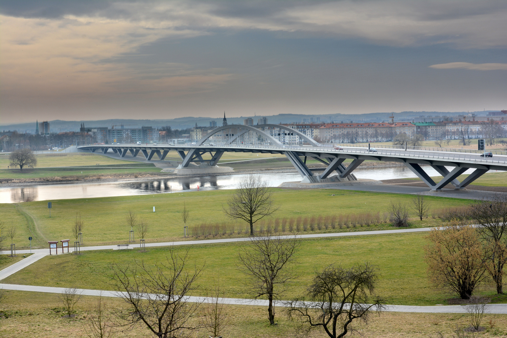 Waldschlößchenbrücke, Radeberger Vorstadt, 01099 Dresden, Deutschland (6014)