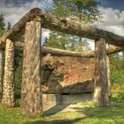 Waldskulpturenweg - Skulptur als HDR