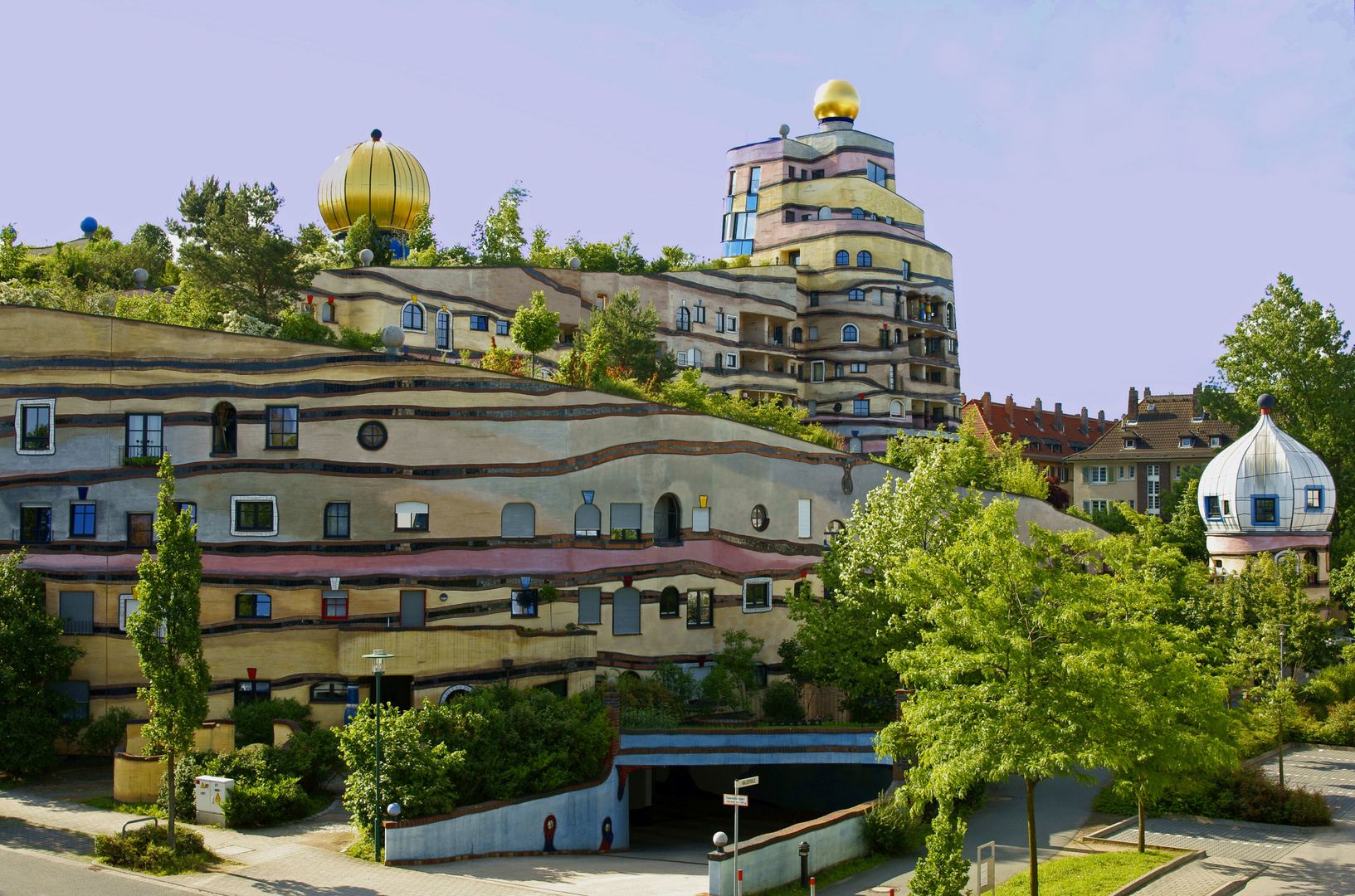 Waldspirale, Hundertwasserhaus in Darmstadt