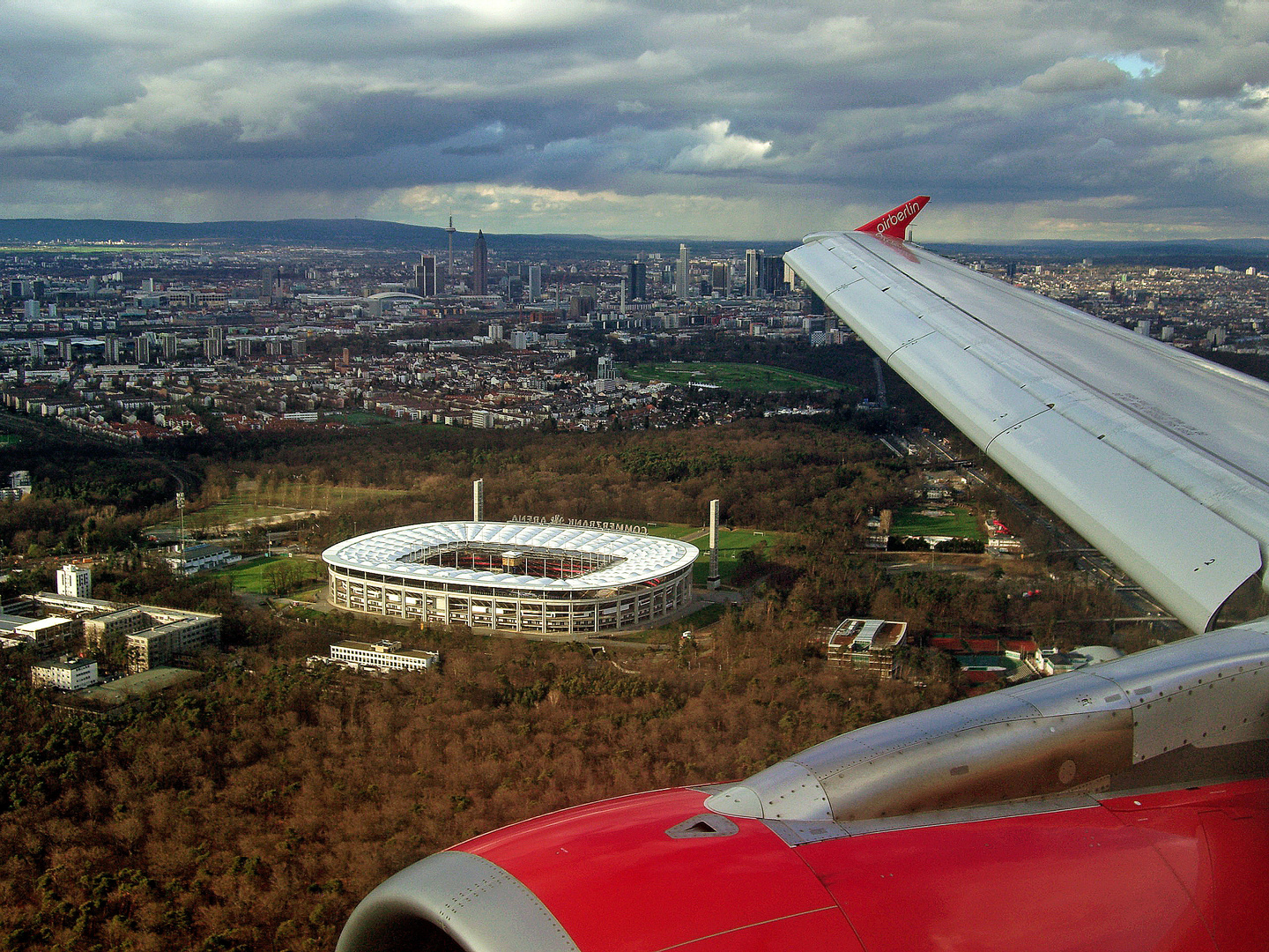 Waldstadion von oben